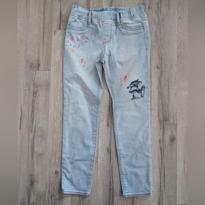 GAP X Disney Light Wash Jeans with Thumper From Bambi, 8Y (V4)